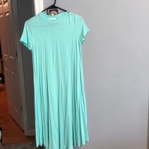 Mint green dress